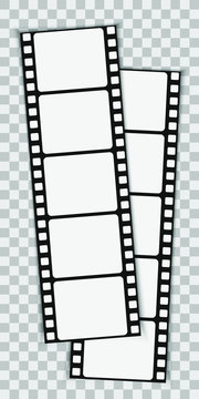 Cinema icon for concept design. Video camera simple icon. Cinema frame. Movie film reel. Black ticket icon. Drink element. Vector photo booth icon. 