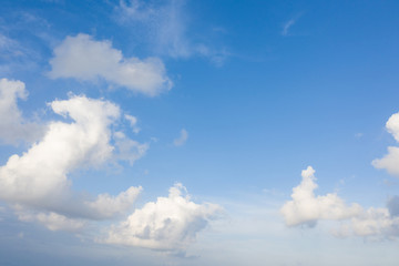 blue sky with cloud