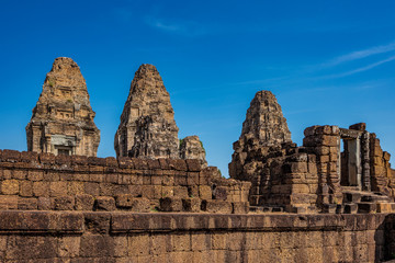 East Mebon temple in the Angkor Wat complex in Siem Reap, Cambodia.