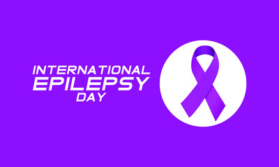 Vector illustration on the theme of International Epilepsy Day on Second Monday in February.