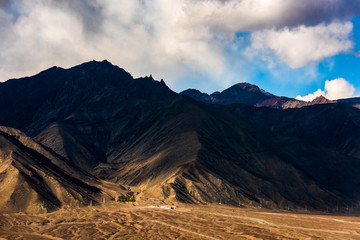 Himalayan mountain landscape along Leh