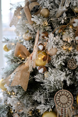 Decorations for christmas party. Christmas tree. Christmas decorations ideas. 