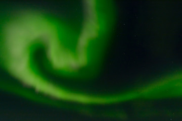 Aurora at night in the sky in the north.