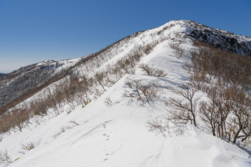 牛ヶ首付近から見た日の出平