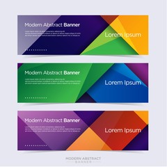 Abstract Colorful Banner