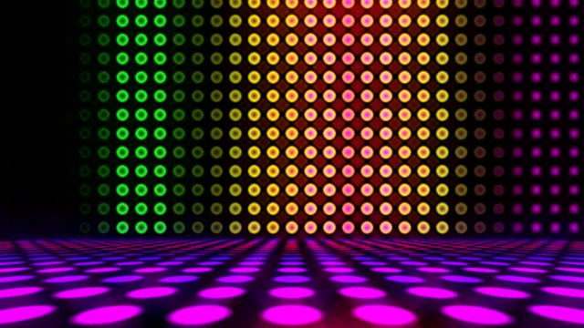 DANCE FLOOR VIDEO BACKGROUND LIGHTS