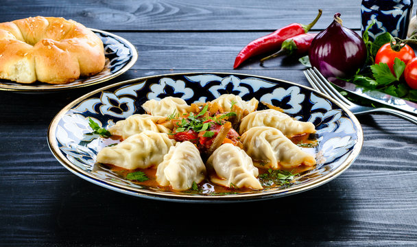 Chuchvara small dumpling typical of Central Asian cuisine