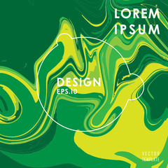 Poster Abstract Liquid Background Neon Color full