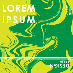 Fototapeta premium Poster Abstract Liquid Background Neon Color full