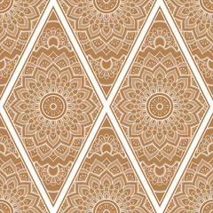 Line art seamless pattern for fabric or wrapping paper. Background with hand-drawn elements