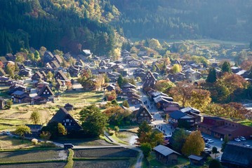 白川郷の遠景