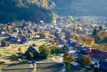 白川郷の遠景