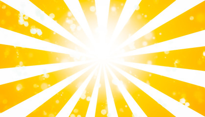 Fototapeta premium Summer time background bokeh light of a glowing Summer time background.