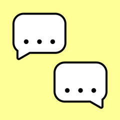 Message bubble icon