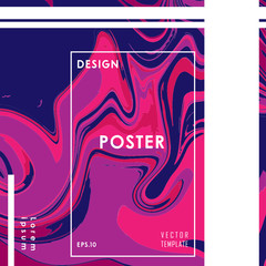 Fototapeta premium Poster Abstract Liquid