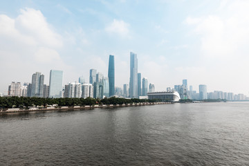 Fototapeta na wymiar Landscape of Guangzhou city, China