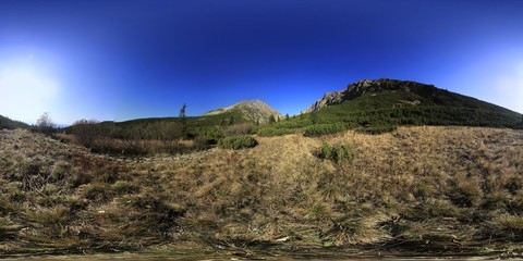 Golden Autumn in Tatra Mountains HDRI Panorama