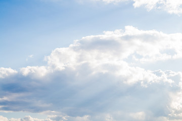 Blue beautiful abstract sky background