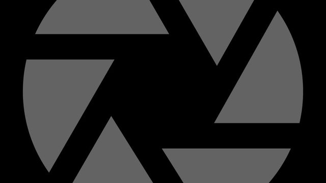 raphic drawing in black and white with stroboscopic and hypnotic effect, while it rotates clockwise and increases in size, in 16: 9 video format