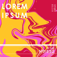 Abstract Liquid Background Vintage Color