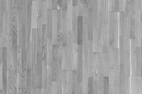 White Laminate Floor Texture Background. Grey Natural Wooden Polished Surface Parquet