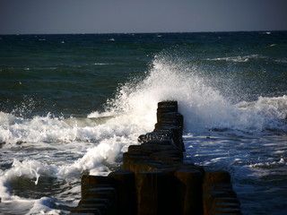 Aufbrausendes Meer