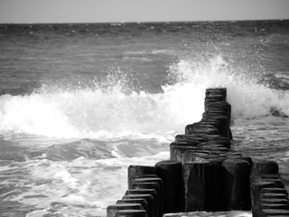 Aufbrausendes Meer