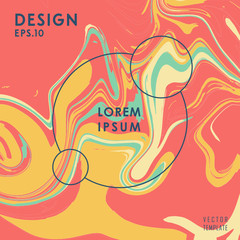 Abstract Liquid Background Marble Vintage Retro color