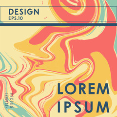 Abstract Liquid Background Marble Vintage Retro color