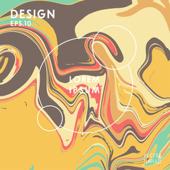 Abstract Liquid Background Marble Vintage Retro color