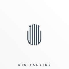 Technology Illustration Vector Template