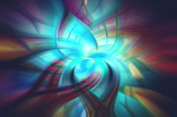 abstract flower lotus blue background