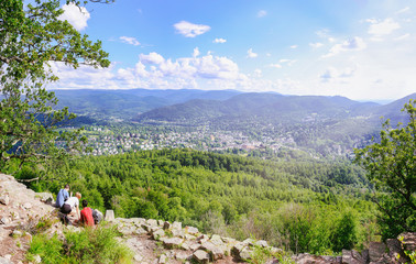 Ausblick auf Baden-Baden vom Ritterplatte