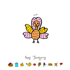 추수감사절 / 손으로 그린 추수감사절 일러스트