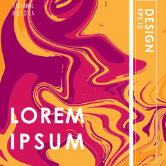 Abstract Liquid Background Full Color