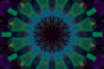 Dreamy style abstract, kaleidoscope background, backdrop or texture. Colorful