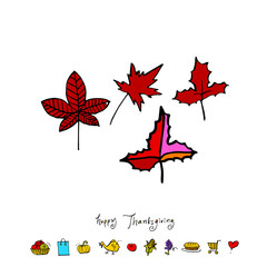 추수감사절 / 손으로 그린 추수감사절 일러스트