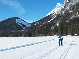 Langlaufen in Scharnitz (Tirol)