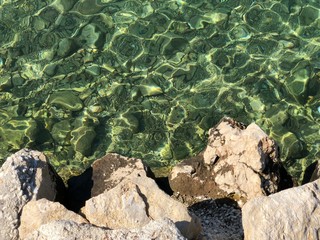 stones in the water