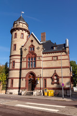 Fototapeta premium Alte Hauptpost in der Lutherstadt Wittenberg, Sachsen-Anhalt