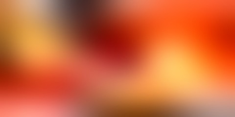 Red yellow black formless pattern. Gradient background. Fashionable banner. Defocus illustration. Blurred texture.