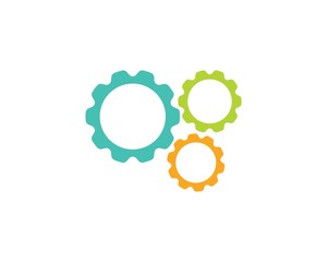 Gear Logo Template vector icon illustration