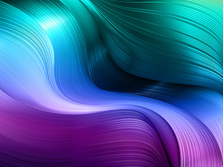 Abstract geometric gradient background of dynamic shapes of moving fluid flows - 305466975