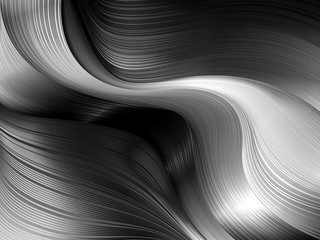 Abstract geometric gradient background of dynamic shapes of moving fluid flows - 305467178