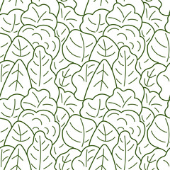 Forest, Doodle seamless backgrounds. Hand drawn vector seamless background. Coloring pages for adults and kids