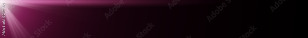 Poster purple lens flare effect overlay texture in front of a black background - leaderboard format
