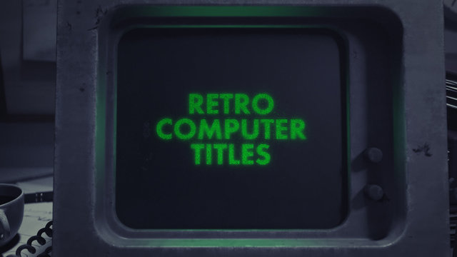 Retro Computer Titles