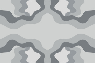 Abstract vector gray background with curved lines. Pattern backdrop for landing pages.