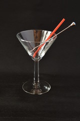empty cocktail glass