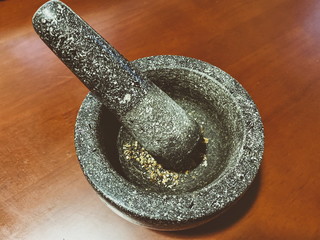 adaptation to grind ceramic spices on the table